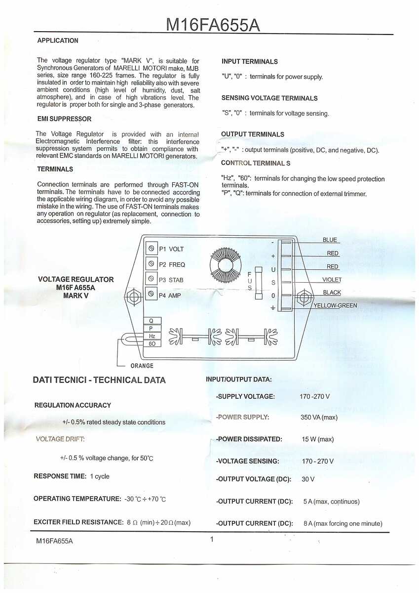 Регулятор напряжения Mark I; V (M16FA655A)/Voltage regulator — Фото 1