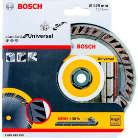 Диск алмазный универсальный Bosch Stf Universal 125х22.2мм (059) — Фото 1